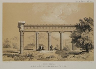 Μερική άποψη της στοάς του Τιβέριου στην Aγορά της Αφροδισιάδας της Καρίας.