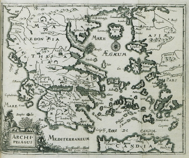 Χάρτης της Ελλάδας.