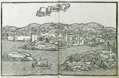 Άποψη της πόλης Πόρετς στη σημερινή Κροατία.