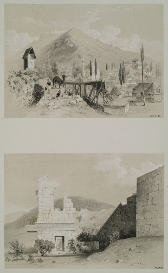 Άποψη οικισμού κοντά στα Πάταρα της Μικράς Ασίας. Το αρχαίο θέατρο των Πατάρων στη Μικρά Ασία.