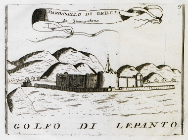 Το φρούριο του Αντιρρίου από τα βόρεια.