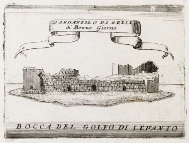 Το φρούριο του Αντιρρίου από τα ανατολικά.