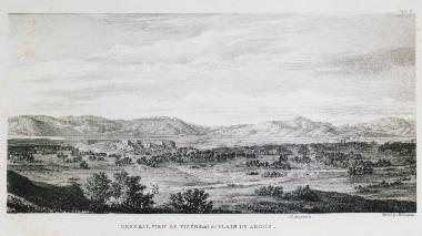 Άποψη της Τίρυνθας και της πεδιάδας του Άργους.