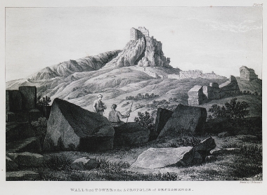 Η ακρόπολη του Ορχομενού.