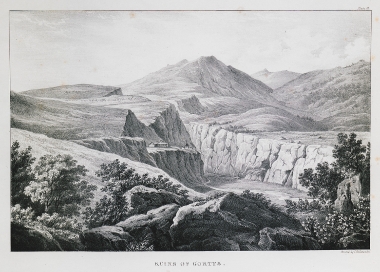 Ερείπια στην αρχαία Γόρτυνα της Αρκαδίας.