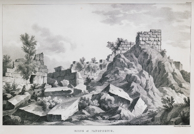 Τα ερείπια της ακρόπολης του Πανοπέα (Ακρόπολης της Χαιρώνειας).