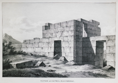 Πύλες και πύργοι στον οχυρωματικό περίβολο του φρουρίου των Ελευθερών, γνωστού και ως Γυφτόκαστρου.