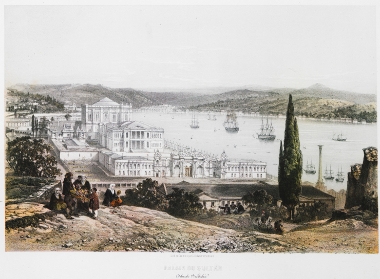 Το ανάκτορο Ντολμά Μπαχτσέ στην Κωνσταντινούπολη.