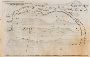 Χάρτης του λιμανιού και του αγκυροβολίου της Αλμερία, στην Ισπανία.