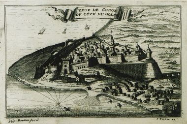 Άποψη της Κορώνης από τα νότια.