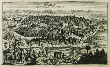 Άποψη του Ισφαχάν στο Ιράν.