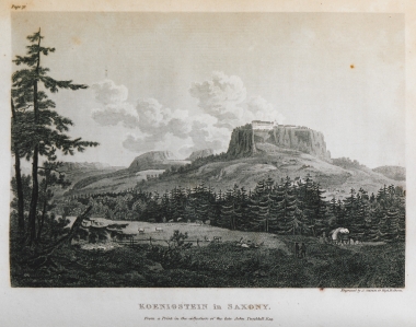 Το φρούριο Κένιγκσταϊν στην ομώνυμη πόλη της Σαξονίας, στη Γερμανία.