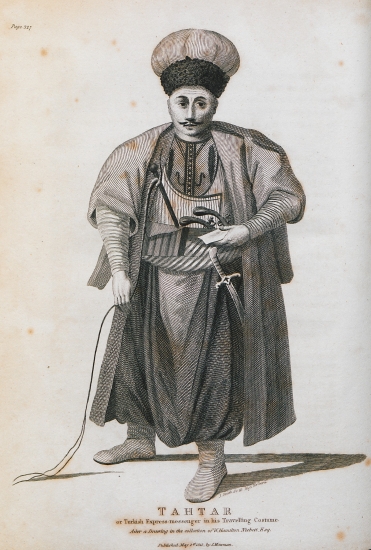 Τάταρος της Κριμαίας με παραδοσιακή ενδυμασία.