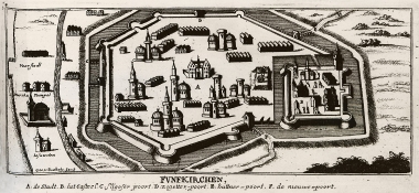 Άποψη της πόλης Πετς στην Ουγγαρία.