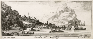 Άποψη της Αττάλειας στη Μικρά Ασία.