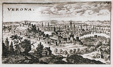 Άποψη της Βερόνας στην Ιταλία.