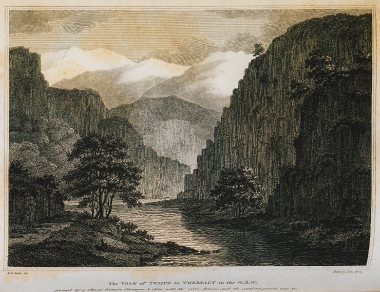 Τοπίο στα Τέμπη.