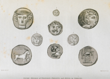 Αργυρά νομίσματα της Μακεδονίας και της Θράκης.