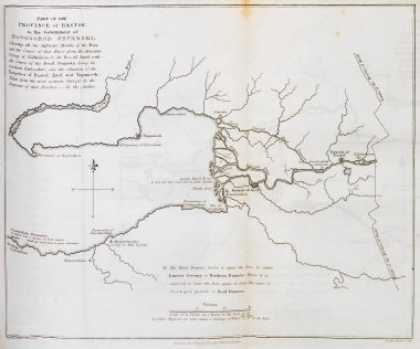 Χάρτης της περιοχής γύρω από το Ροστόφ επί του Ντον, στην Αζοφική Θάλασσα.