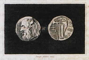 Νόμισμα της αρχαίας Ολβίας (ή Βορυσθένιδος), ελληνικής αποικίας στη Σκυθία, κοντά στις εκβολές του Δνείπερου.
