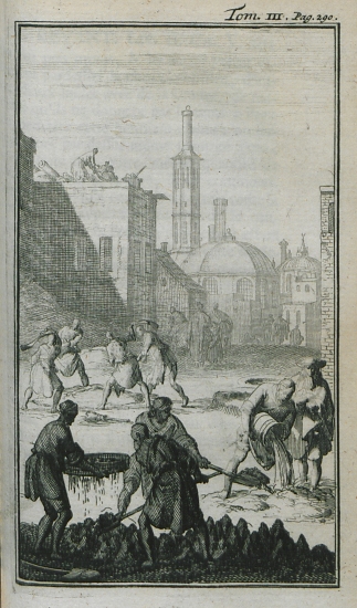 Τροπος προετοιμασίας ασβέστη για οικοδομική χρήση στην Περσία.