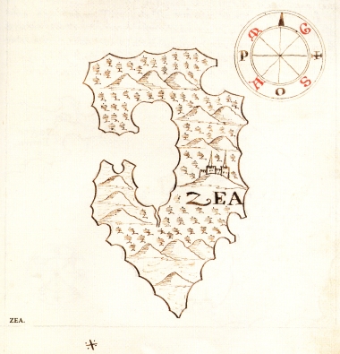 Χάρτης της Κέας.