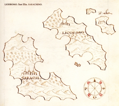 Χάρτης του Σαρακηνού και της Αλοννήσου.