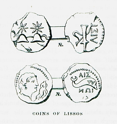 Νομίσματα της αρχαίας Λισσούς.