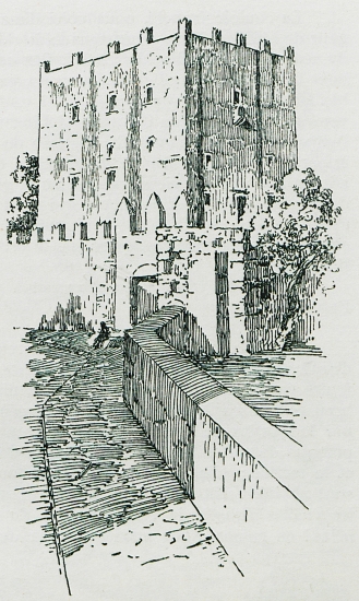 Ο πύργος Φραγκόπουλου-Δελαρόκα στο Χαλκί Νάξου.