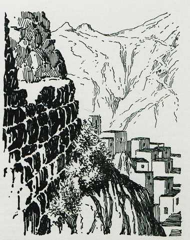 Άποψη της χώρας της Σερίφου.