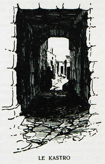 Στοά στο κάστρο της Κιμώλου.