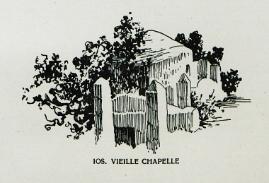 Εκκλησία στην Ίο (πιθανότατα η Παναγιά η Παλαιοκαστρίτισσα).