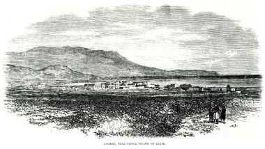 Άποψη του Κισσάμου (Καστέλι) στα Χανιά, Σεπτέμβριος 1866.