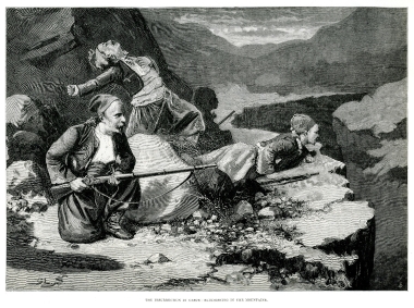 Κρητική Επανάσταση (1866-1869): Έλληνες ακροβολιστές στα βουνά.