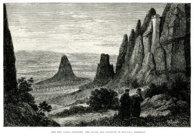 Άποψη των Μετεώρων.