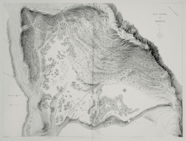 Τοπογραφικός χάρτης της αρχαίας Μεσσήνης.