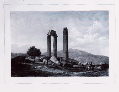 Ο Ναός του Δία στη Νεμέα.