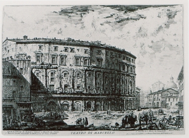 Το θέατρο του Μαρκέλλου στη Ρώμη.