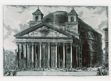 Άποψη του Πανθέου της Ρώμης.