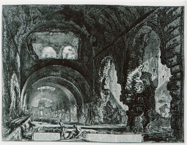 Τα ερείπια του ανακτόρου του Γάιου Κίλνιου Μαικήνα στο Τίβολι.