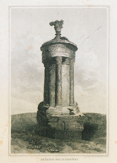 Το χορηγικό Μνημείο του Λυσικράτους (Φανάρι του Διογένη) στην Αθήνα.