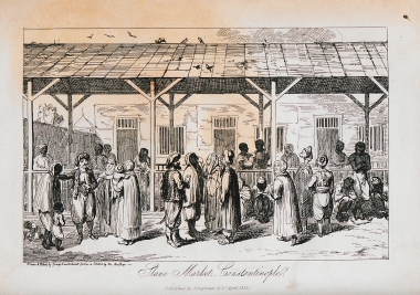 Στιγμιότυπο στο σκλαβοπάζαρο της Κωνσταντινούπολης.