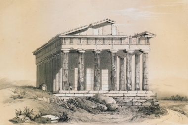 Ο Ναός του Ηφαίστου στην Αθήνα.