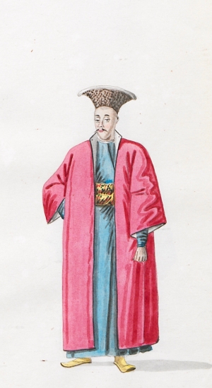 Εύπορος άνδρας, πιθανότατα ελληνικής καταγωγής, από τη Βλαχία, ιστορική γεωγραφική περιοχή της Ρουμανίας.