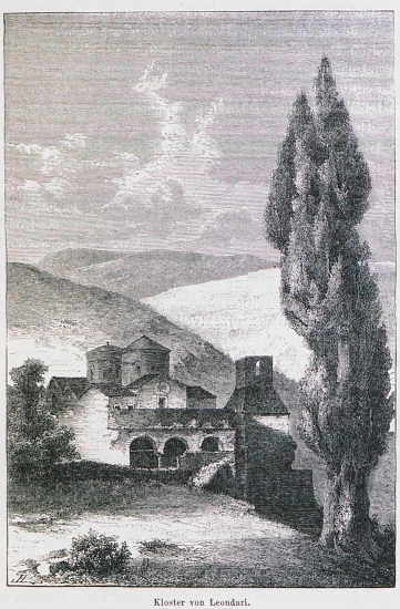 Η εκκλησία των Αγίων Αποστόλων στο Λεοντάρι Αρκαδίας.