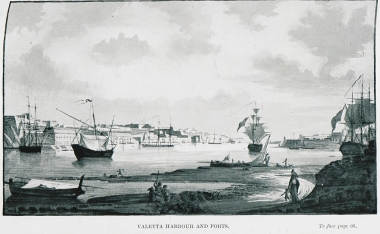 Το λιμάνι της Βαλέτας στη Μάλτα.