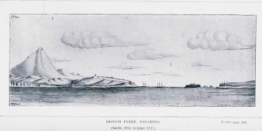 Ο βρετανικός στόλος στην Πύλο, Οκτώβριος 1827 (Ναυμαχία του Ναυαρίνου).