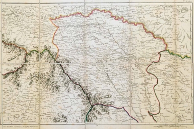 Χάρτης της Μολδαβίας κατά την οθωμανική περίοδο.