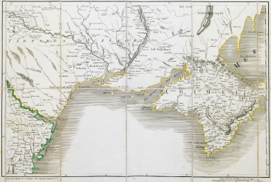 Χάρτης της Κριμαίας.