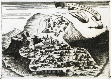 Η πόλη και το φρούριο της Λέρου.